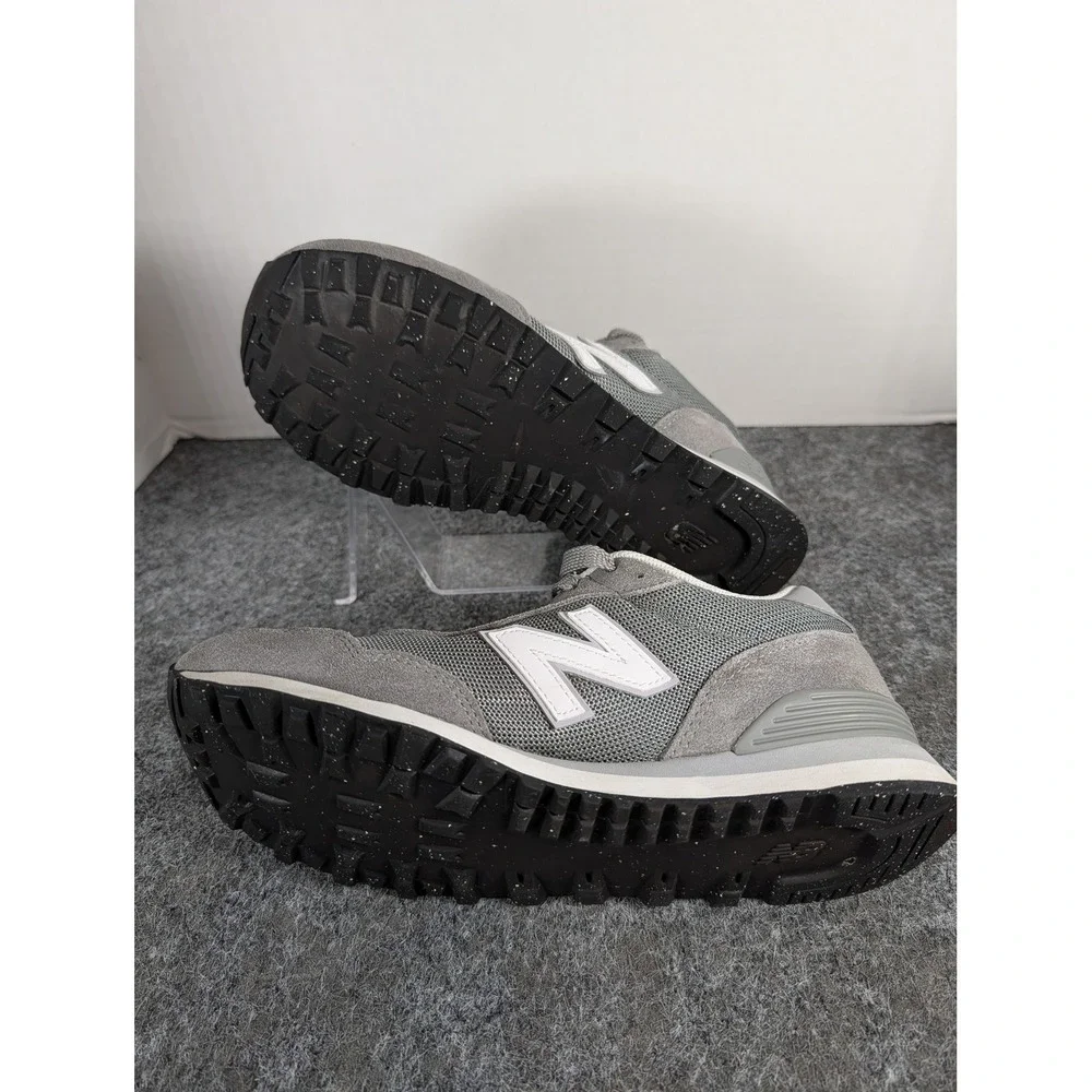 New Balance 515 Grey Suede Mesh Sneakers WL515GRY Womens 8.5 Mens 7